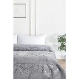 MERİNOS PIRILTI EMBOS ÇİFT KİŞ. BATTANİYE - DUMAN - Gri - 220 x 240 cm