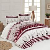 Merinos Tek Kişilik Comforter Yorgan Set Deer - Beyaz - 150 x 200 cm