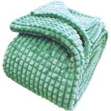 Merinos Tek Kişilik Piramit Battaniye 150X220 Aquasea - 150 x 220 cm - Yeşil
