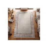 Merinos Vista Vizon Kahve Modern Çerçeveli %100 Akrilik Yumuşak Dokulu Salon Oturma Odası Halısı