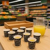 Merip Plastik 2.5 Oz Karton Bardak-Tadım Bardağı-Espresso Bardağı- Türk Kahvesi Bardağı- Küçük Bardak -Zemzem Bardağı- 500 Adet