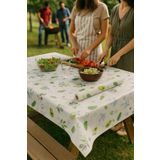 MERİP PLASTİK Tek Kullanımlık Kağıtlı Masa Örtüsü-Avokado -Kullan At Masa Örtüsü-24 Metre-16 Yaprak 100x150 Cm