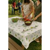 Merip Plastik Tek Kullanımlık Masa Örtüsü - Tek Kullanımlık Kağıtlı Masa Örtüsü- Kullan At Masa Örtüsü- Piknik Örtüsü - 12 Metre- 10 Yaprak 100X120 cm Desenli