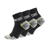 meristanbul 3 Çift Erkek İş Çorabı Kısa Konç, Dayanıklı ve Nefes Alabilen (39-42)