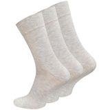 Meristanbul 3’lü Unisex Diyabetik Çorapları – Lastiksiz Konfor Bileği, Dikişsiz Burun,%80 Pamuk – Siyah/Beyaz/Lacivert/Gri/Jeans Mavi/Bej Renk Seçenekleri ile çeşitli (Bej, 35-38)