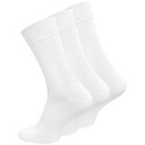 Meristanbul 3’lü Unisex Diyabetik Çorapları – Lastiksiz Konfor Bileği, Dikişsiz Burun,%80 Pamuk – Siyah/Beyaz/Lacivert/Gri/Jeans Mavi/Bej Renk Seçenekleri ile çeşitli (Beyaz, 43-46)