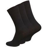 Meristanbul 3’lü Unisex Diyabetik Çorapları – Lastiksiz Konfor Bileği, Dikişsiz Burun,%80 Pamuk – Siyah/Beyaz/Lacivert/Gri/Jeans Mavi/Bej Renk Seçenekleri ile çeşitli (Siyah, 35-38)