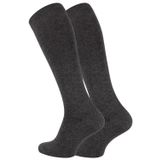 Meristanbul Uçuş & Seyahat Çorabı – Unisex Diz Altı Kompresyon Çorabı – Varis ve Dolaşım Desteği – Tekli – 35-38/39-42/43-46 (Koyu Gri, 35-38)