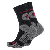 Meristanbul Unisex Trekking Çorap – Yastıklı Taban ve Nefes Alabilir Tasarım (Siyah, 43-46)