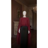 MERİT FASHION Önü Kısa Arkası Uzun Şifon Abiye Pelerin