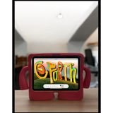 Merkez IPAD 10 Çocuklar Için Tutmalı Ayaklı Tablet Kılıfı 10,9 Inç - Kırmızı