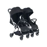merkür bebe Merkür Bebe Ruby Birleşip Ayrılabilen Kabin Boy Ikiz Bebek Arabası - Siyah