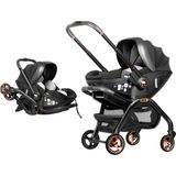 Merkür Bebe Onyx 2’si 1 Arada Bebek Arabası ve I-Size Oto Koltuğu 0-13KG - Siyah
