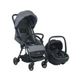 Merkür Bebe Ruby Tek Tuşla Otomatik Katlanan Kabin Boy Travel Sistem Bebek Arabası Gri - Merkür Bebe Guardix i-Size Oto Koltuğu Ana Kucağı 0-13 kg Antrasit