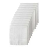 merland benvecocuk 12li Paket Klasik Cep Hediyelik Bayram Mendili %100 Pamuklu 30x30 Cm