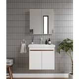 Merlin Mobilya Alnilam 2'li Banyo Dolabi Takimi-65'lik Hilton Lavabo Beyaz