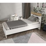 Merlin Mobilya Toronto 90X190 Beyaz Mdf Karyola