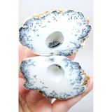 Merlinit (Dendritik Opal) Jeot - Cilalanmış Eşleşen Yarılar | İçgörü & Gölge Simya Taşı