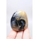 Merlinit Doğal Şekil | Cilalanmış Dendritik Opal Şaman Taşı | Büyü Ve İkiliğin Taşı | Doğal Dendrit Kristali