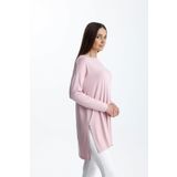 mermaya Premium Kalite, Açık Pembe, Penye Tunik.