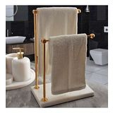 Mermer Ayaklı Metal Banyo El Havluluk Kağıt Havluluk Standı