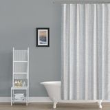 Mermer Desen Banyo Perdesi Polyester Kumaş C Halkalı Duş Perdesi Mermer