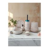 Mermer Desen Beton Banyo Seti,Tuvalet WC,Çöp Kovası,Katı,Sıvı Sabunluk,Tepsi,Dekorasyon,Aksesuar TR3300