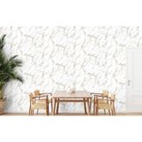 Mermer Desen Duvar Kağıdı | BETA, 1109-1, Beyaz, Elyaf Taban (Non-Woven), Vinil kaplı, Silinebilir Yüzey / 1.06x15.6 m - 16.5 m², Yüksek Kalite