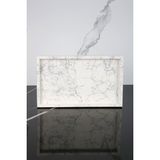 Mermer Desenli Beton Sunum Tabağı Dekoratif Sunumluk Sunum Tepsisi 15X25 cm