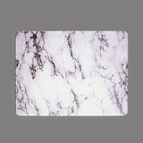 Mermer Desenli Cam Kesme Tahtası - Beyaz - 20X30 cm - TEK EBAT - Çok Renkli