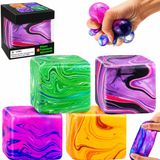 Mermer Desenli Squishy Küp Duyusal Fidget Oyuncağı 5x5 cm (1 Adet) | Yavaş Geri Dönen Yapı, Sessiz Kullanım, Stres Giderici, Çocuk ve Yetişkin, Kompakt ve Taşınabilir