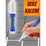 Mermer Fayans Derz Dolgusu Boyama Boyası Kalemi Beyaz Hızlı Kuruyan Su Bazlı Kokusuz Kalıcı Yenileme