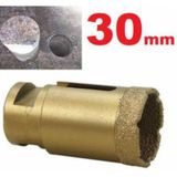 Mermer Granit Fayans Beton Taş Delme Ucu Sarı Panç Elmas 30mm