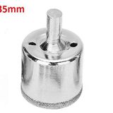 Mermer Granit Fayans Cam Yuvarlak Delme Panç Elmas Uçlu Yuvarlak Açma Karot 30 32 35 38 mm (35mm)