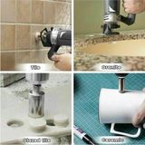 Mermer Granit Fayans Cam Yuvarlak Delme Pancı 10MM 12MM 14MM Elmas Uç Delik Açma Matkap Karot 3 Lü - Standart - Çok Renkli