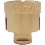 Mermer Granit Panç Fayans Beton Kaya Delme Ucu 38MM Sarı Elmas Avuç Taşlama Uyumlu (M14) Karot D - 1 Adet