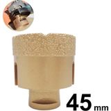 Mermer Granit Panç M14 Fayans Beton Pancı 45mm Sarı Elmas Delme ucu Avuç taşlama uyumlu karot