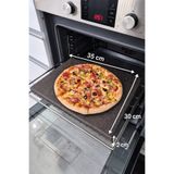 MERMER MUTFAK Doğal Bazalt Fırın Taşı - "30x35cm" - Pizza Taşı, Ekmek Taşı, Mangal Taşı