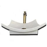 Mermer Yapı Market Afyon Beyaz Mermer Yaprak Model Ayaklı Lavabo