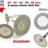 Mermer Zımpara Aşındırma Cam Taş Granit Kesme 2 3 4 5 cm Elmas Disk set