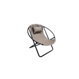 Mern Living Deri katlanır sandalye - Lüks Sling Accent İskandinav Papasan sandalye, teras, bahçe, oturma odaları, havuz kenarları ve yatak odaları, iç ve dış mekan, modern mobilyalar (suni deri,