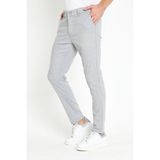 Mero Life Erkek Açık Gri Italyan Kesim Slimfit Kumaş Pantolon - 30
