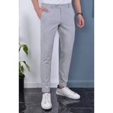 Mero Life Erkek Açık Gri Italyan Kesim Slimfit Kumaş Pantolon - 31