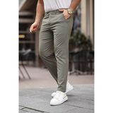 Mero Life Erkek Haki Italyan Kesim Slim Fit Kaliteli Esnek Likralı Bilek Boy Kumaş Pantolon 29