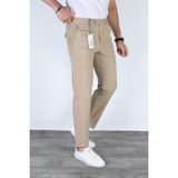 Mero Life Erkek Taş Italyan Kesim Slim Fit Kaliteli Esnek Likralı Bilek Boy Kumaş Pantolon - 31