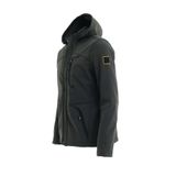 MeroLife Mero Life Erkek Haki Kapüşonlu Outdoor Su Ve Rüzgar Geçirmez Softshell Spor Mont L Mero-451NM
