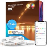 Meross Akıllı LED Şerit Wi-Fi Rgb 5 Metre MSL320 Pro (Apple Home Destekli) - Çok Renkli