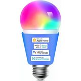 Meross Akıllı Wi-Fi Ampul, Homekit Ile Çalışır, Wifi Lamba, Led, Çok Renkli, Kısılabilir Ampul, Siri, Alexa, Google Ve Smartthings Ile Uyumlu, E27 Sıcak Beyaz