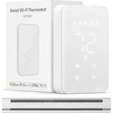 meross Elektrikli Süpürgelik ve Duvar İçi Isıtıcılar için Akıllı Termostat HomeKit, Alexa ve Google Home ile Çalışır, 120V-240V Wi-Fi Programlanabilir Termostat...
