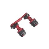 Merpa Motor Pcx 125-150 Motosiklet Egzoz Koruma Takozu Kırmızı Renk